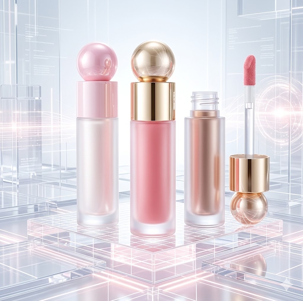Versatile Liquid Glow Luminizer for Face & Body: Lightweight Liquid Blush & Contour Set - High-Shine Dewy Finish for a Healthy Natural Glow