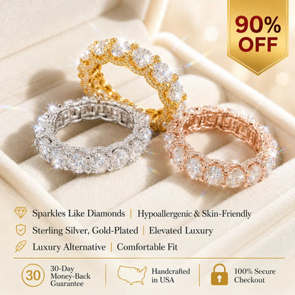 🔥 Final Flash Sale: 90% OFF-The Timeless Elegance - Premium Moissanite Eternity Band 🔥