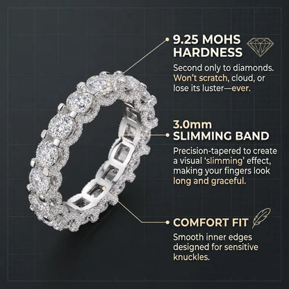 🔥 Final Flash Sale: 90% OFF-The Timeless Elegance - Premium Moissanite Eternity Band 🔥