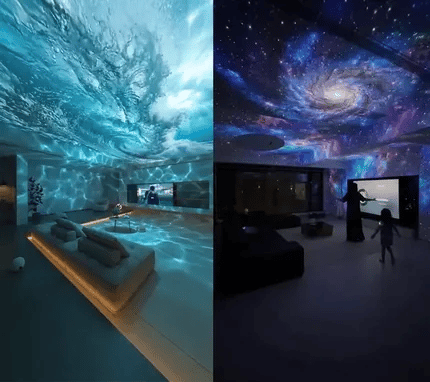 30% OFF! 🎁 PKNEW® NEXT-GEN SMART PROJECTION HD Smart Dynamic 5D Holographic Night Light Projector