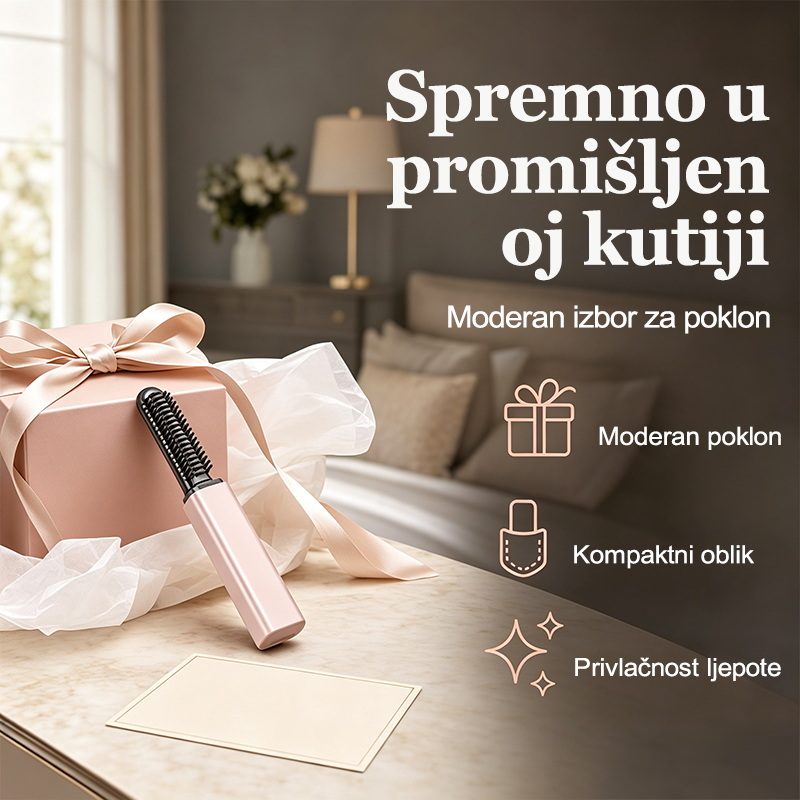 🔥🔥Vitalisys® Prijenosni češalj za oblikovanje šiški 💕 Vaša tajna za savršene šiške kao iz salona – Bilo gdje, Bilo kada 🌟