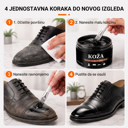 🎃 PKNEW® Intenzivni balzam za obnavljanje boje kože ✨ – Oživljava izblijedjeli izgled, ujednačava boju i pomaže pri prekrivanju ogrebotina na cipelama, sofama, torbicama i autosjedalicama 💕