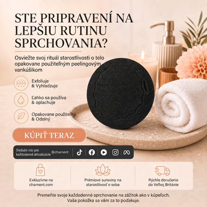 🔥🔥🚿 Hĺbkovo čistiace exfoliačné telové žinky – Jemný odstraňovač odumretej kože & SPA kúpeľňová špongia 💎