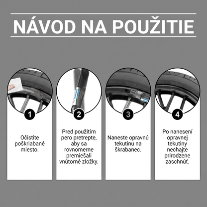 🔥 2026 HORÚCA AKCIA 🥳 💞 50K+ PREDANÝCH! 🛠️ 🚗 50% ZĽAVA! PKNEW® Magické pero na opravu škrabancov na aute – Opravte škrabancové ráfiky za pár minút. Trvalé zloženie bez kvapkania. Vrátane bezfarebného laku. ✨ 🔧