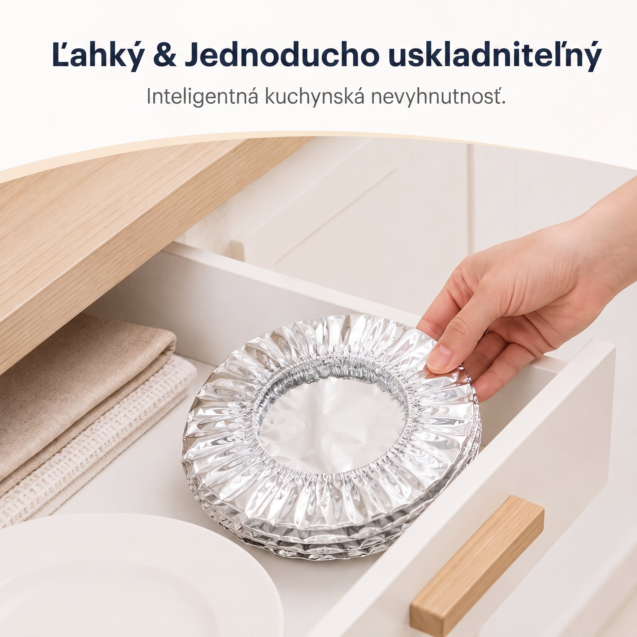 PKNEW® Skladací kryt na potraviny z hliníkovej fólie | Udrží jedlo teplé, čerstvé a chránené pred ovocnými muškami 💎
