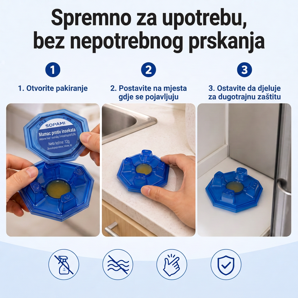 PKNEW® Pametna stanica s mamcem protiv žohara s lančanim učinkom 🛡️ – dopire i do skrivenih žarišta, pomaže eliminirati cijelu koloniju i štiti kućanstvo do 2 godine 💎