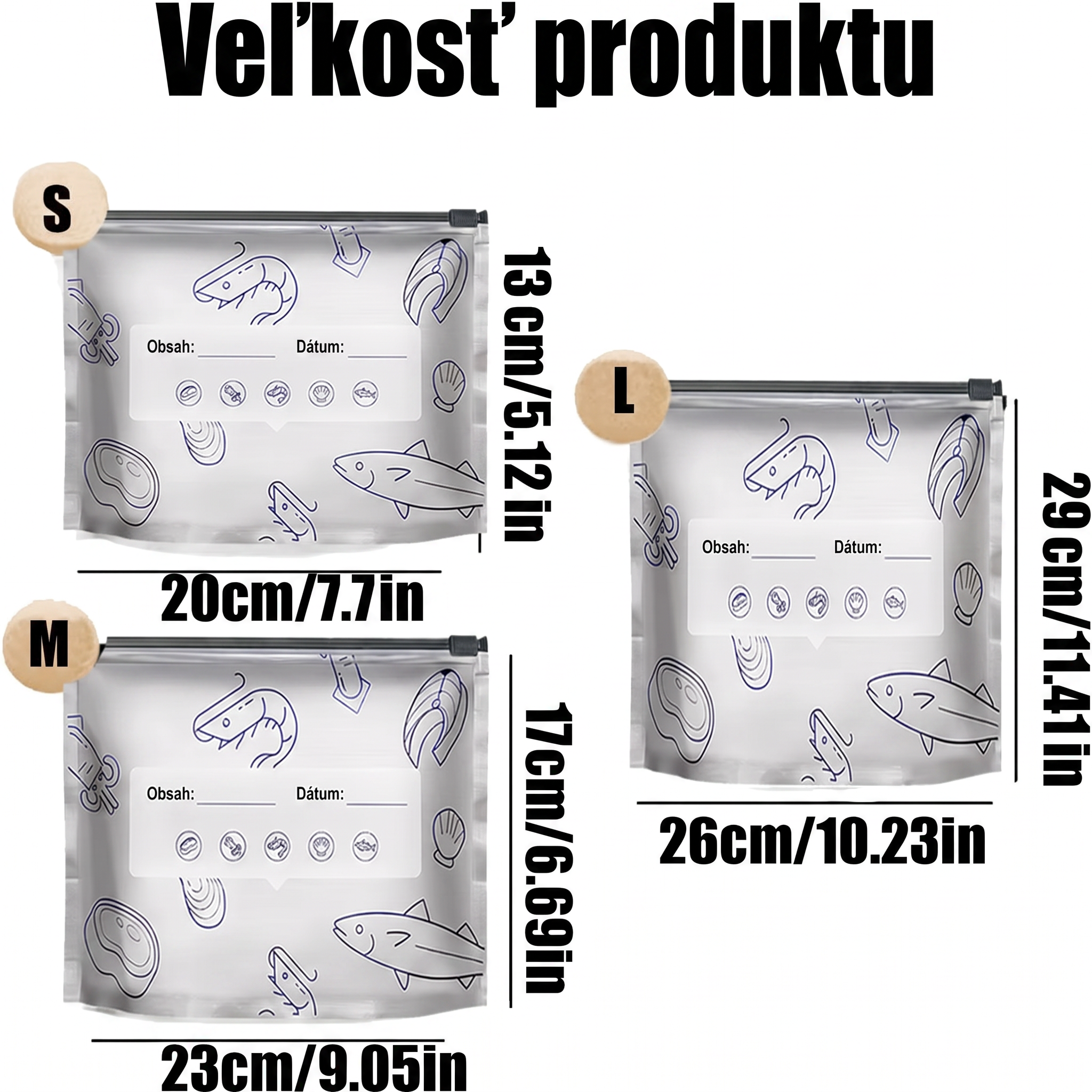 LIMITOVANÁ AKCIA: 70% ZĽAVA! 🍗 🥦 Opakovane použiteľné uzatvárateľné vrecká z hliníkovej fólie 💎