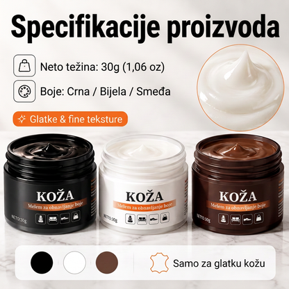 🎃 PKNEW® Intenzivni balzam za obnavljanje boje kože ✨ – Oživljava izblijedjeli izgled, ujednačava boju i pomaže pri prekrivanju ogrebotina na cipelama, sofama, torbicama i autosjedalicama 💕