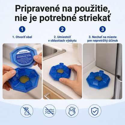 PKNEW® 🪳 Inteligentná nástrahová stanica proti švábom s reťazovým účinkom 🛡️ – zasiahne aj skryté ohniská, pomáha zlikvidovať celú kolóniu a chráni domácnosť až 2 roky 💎