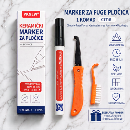 🔥🔥PKNEW® Vodootporni marker / kist protiv plijesni za keramičke pločice! 🖌️