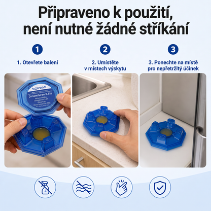 PKNEW® 🪳 Inteligentná nástrahová stanica proti švábom s reťazovým účinkom 🛡️ – zasiahne aj skryté ohniská, pomáha zlikvidovať celú kolóniu a chráni domácnosť až 2 roky 💎