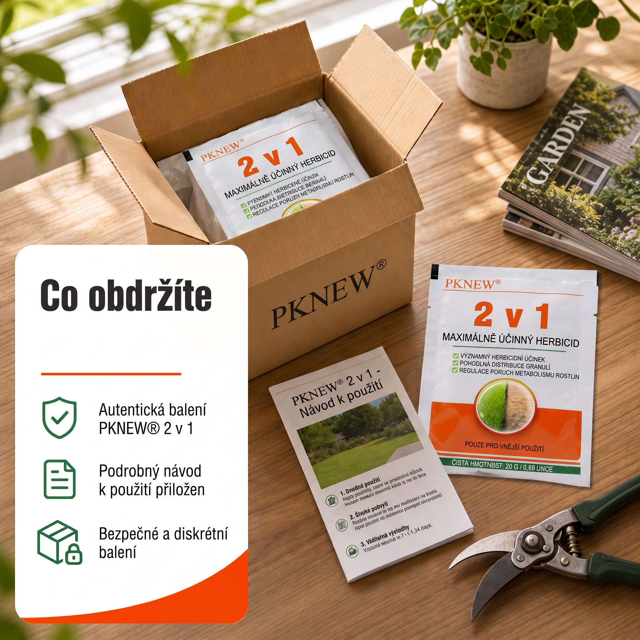 PKNEW® Granulovaný prípravok proti burine 2 v 1 Max Power 👑 – viditeľný účinok už za 6 hodín, ľahké rozmiešanie vo vode a cielené použitie na škáry, chodníky, ploty aj štrkové plochy 💎