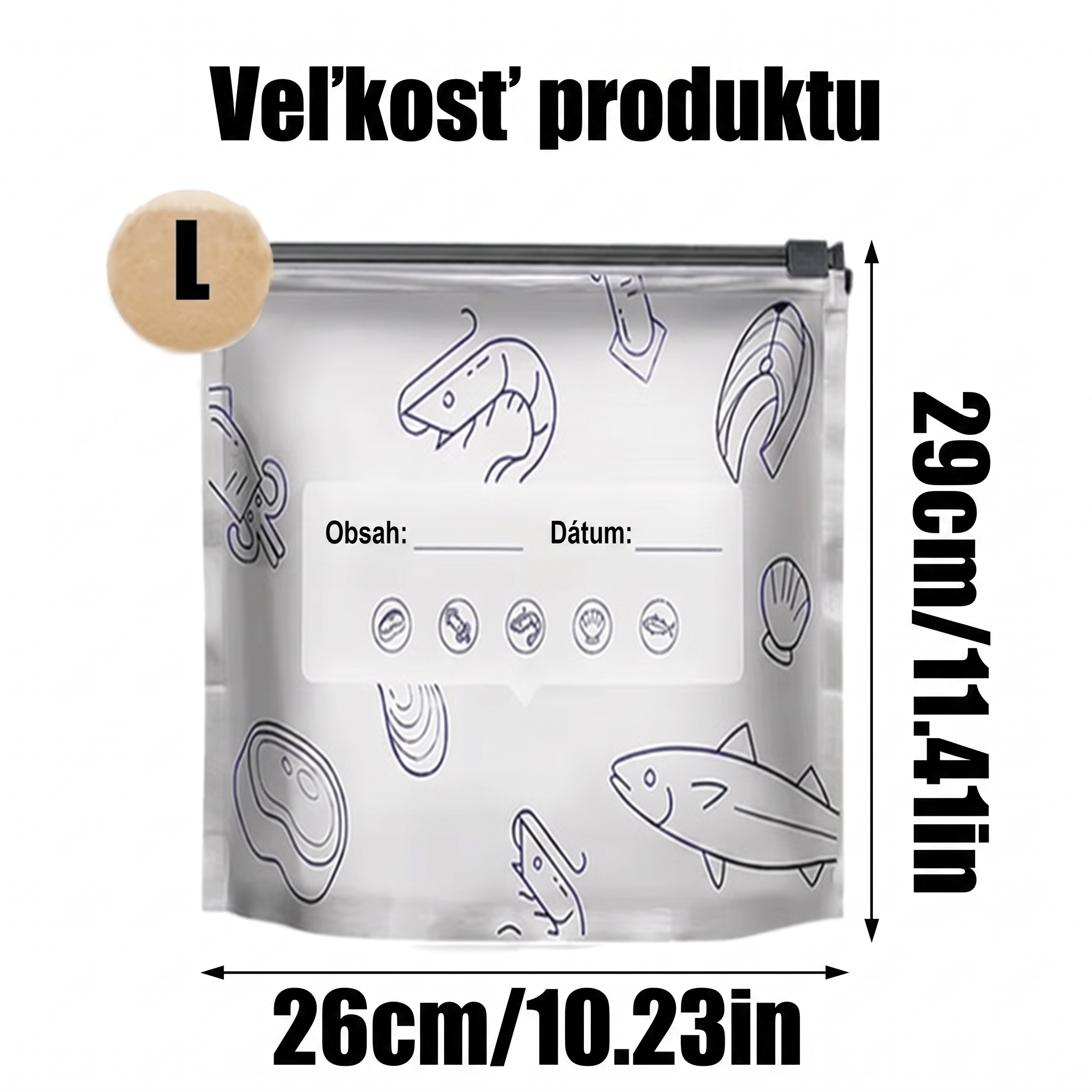 LIMITOVANÁ AKCIA: 70% ZĽAVA! 🍗 🥦 Opakovane použiteľné uzatvárateľné vrecká z hliníkovej fólie 💎