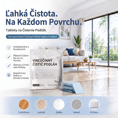 PKNEW®🫧 Tablety na podlahy🍉 – Univerzálny čistič na drevo, laminát, dlažbu a steny v karavanoch. S antibakteriálnym účinkom.