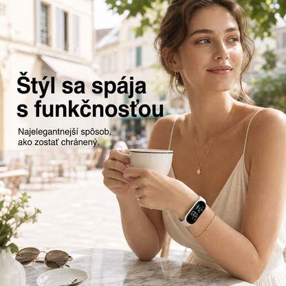 PKNEW® Inteligentný ultrazvukový náramok proti komárom – 3 inteligentné režimy, digitálny displej a výdrž až 7 dní na jedno nabitie ⚡ Pre záhradu, cestovanie, kempovanie aj pohodové letné večery 🌿