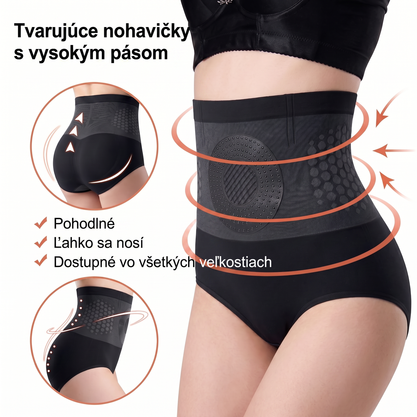 🔥🔥BLUESHOT® Stahovacie nohavičky s vysokým pásom a kontrolou bruška