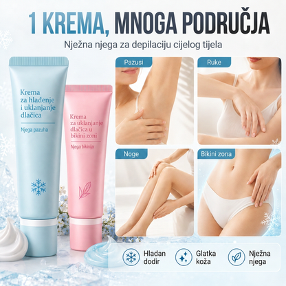 🔥🔥Nježna krema za bezbolno uklanjanje dlačica 🌟prikladna za žene i muškarce.