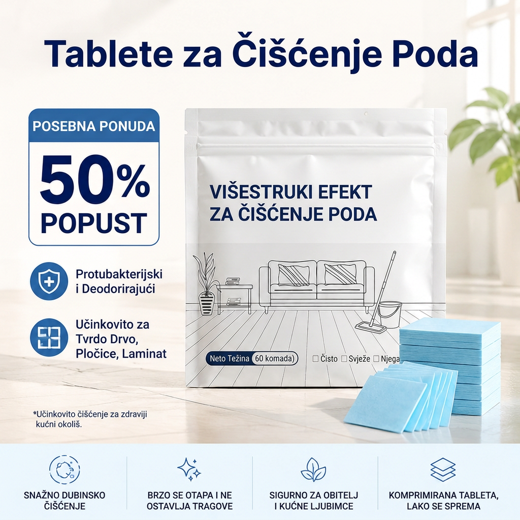 🔥🔥PKNEW®🫧 Tablete za podove✨ – Univerzalno sredstvo za čišćenje drva, laminata, pločica i zidova u kamp kućicama. S antibakterijskim djelovanjem.💧