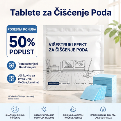 🔥🔥PKNEW®🫧 Tablete za podove✨ – Univerzalno sredstvo za čišćenje drva, laminata, pločica i zidova u kamp kućicama. S antibakterijskim djelovanjem.💧