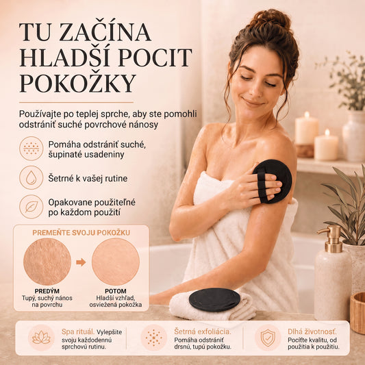 💎💎🚿 Hĺbkovo čistiace exfoliačné telové žinky – Jemný odstraňovač odumretej kože & SPA kúpeľňová špongia 💎