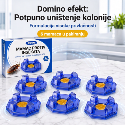PKNEW® Pametna stanica s mamcem protiv žohara s lančanim učinkom 🛡️ – dopire i do skrivenih žarišta, pomaže eliminirati cijelu koloniju i štiti kućanstvo do 2 godine 💎