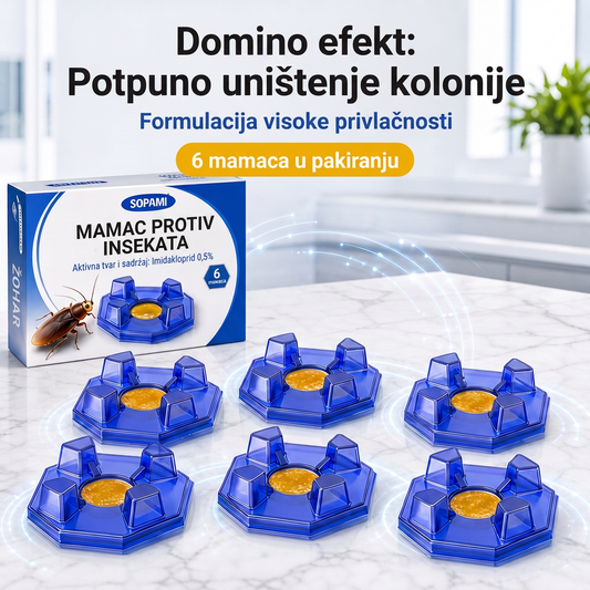 PKNEW® Pametna stanica s mamcem protiv žohara s lančanim učinkom 🛡️ – dopire i do skrivenih žarišta, pomaže eliminirati cijelu koloniju i štiti kućanstvo do 2 godine 💎