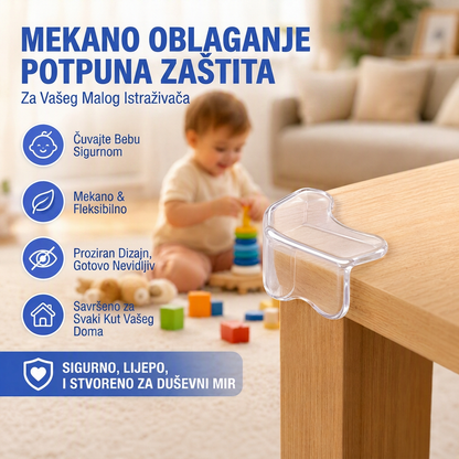🔥🔥Prozirni štitnici kutova za djecu💥 – Otporni na udarce i gotovo nevidljivi👶