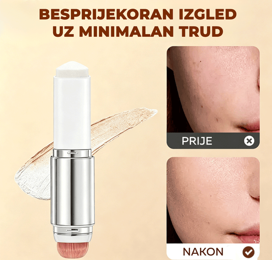 🔥🔥 [𝐒𝐋𝐔Ž𝐁𝐄𝐍𝐈 𝐏𝐑𝐎𝐈𝐙𝐕𝐎𝐃] Vitalisys® Prekrivni Make-up Stick / Odvojiva Četkica – Korejski puder u sticku koji se prilagođava tonu kože s kapsulama kolagena