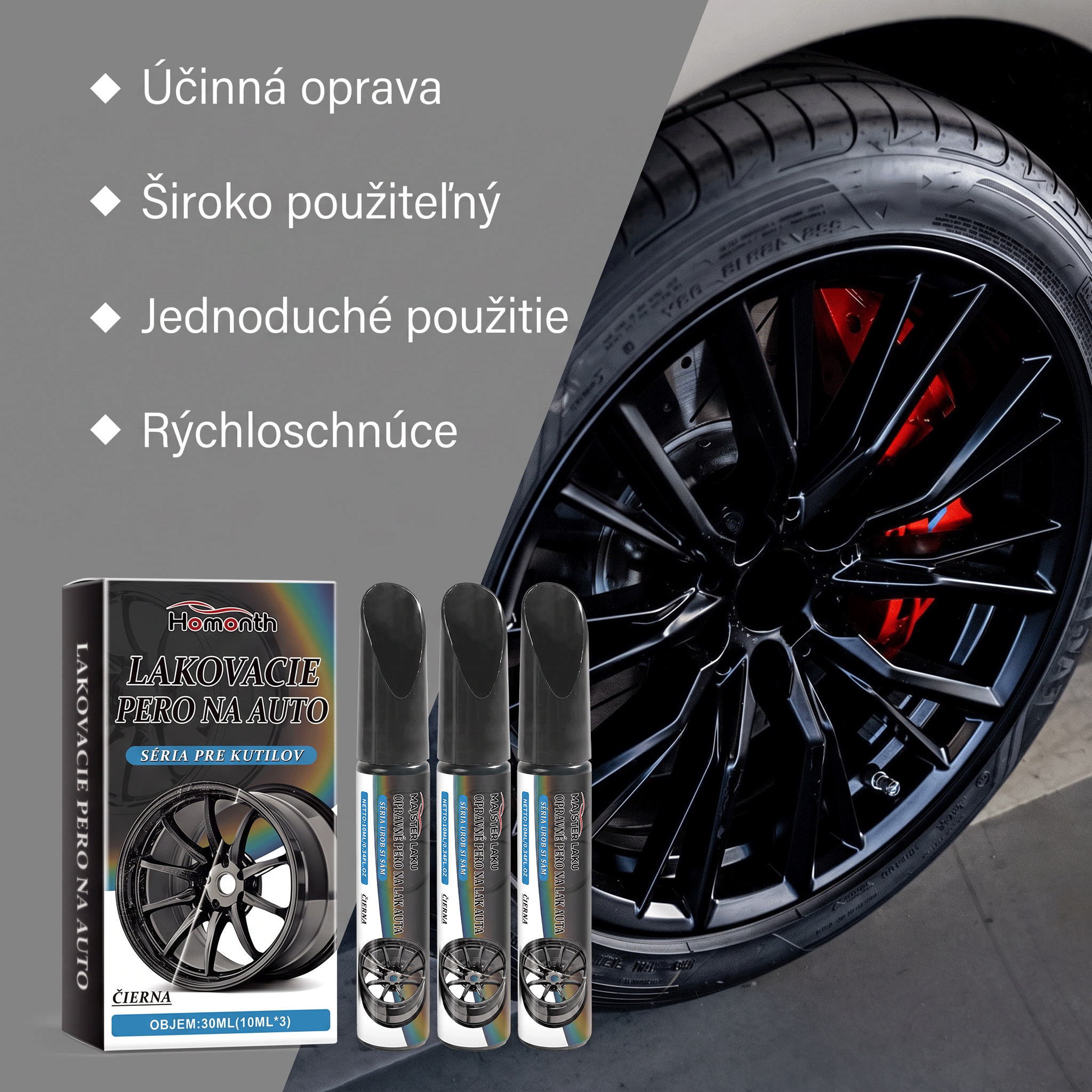 🔥 2026 HORÚCA AKCIA 🥳 💞 50K+ PREDANÝCH! 🛠️ 🚗 50% ZĽAVA! PKNEW® Magické pero na opravu škrabancov na aute – Opravte škrabancové ráfiky za pár minút. Trvalé zloženie bez kvapkania. Vrátane bezfarebného laku. ✨ 🔧