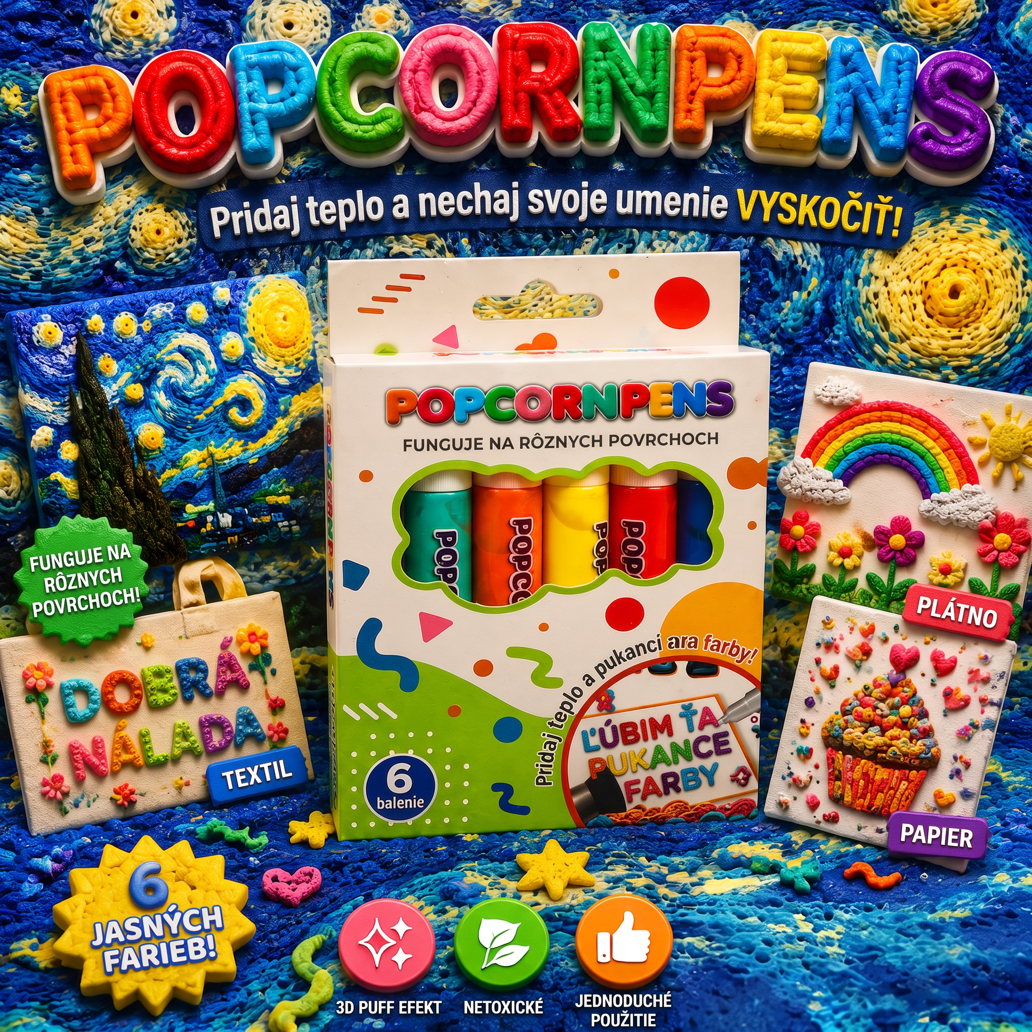 🔥 Ušetrite 50 % pri dnešnej objednávke 丨 PKNEW® 3D reliéfne umelecké pero – 🎨 Premeňte ploché kresby na hmatateľné 3D umenie