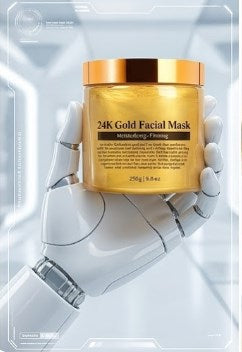 24K Gold Collagen Face Mask: Luxury Anti-Aging & Deep Hydrating Treatment for Radiant, Youthful Skin (250g)