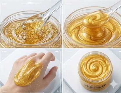24K Gold Collagen Face Mask: Luxury Anti-Aging & Deep Hydrating Treatment for Radiant, Youthful Skin (250g)