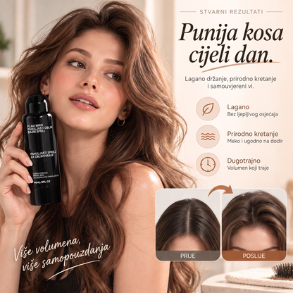 Vitalisys® Fluffy Hair – Oblikujući sprej za volumen kose – lagana formula za podizanje kose od korijena, prirodan pokret i nježan miris breskve 💎