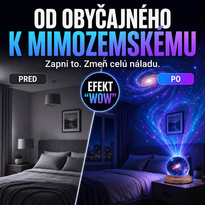 PKNEW® 🔮 Nočný svetelný projektor | NEXT-GEN SMART PROJECTION HD Smart Dynamic 5D Holografický nočný svetelný projektor