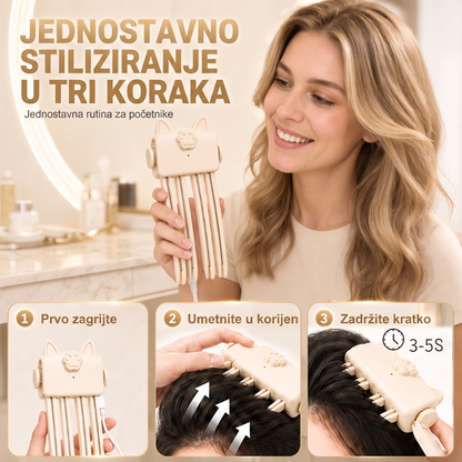 🎉 Više od 48 tisuća prodanih 💇 Bežična grijana kopča za volumen korijena, prijenosni alat za oblikovanje kose u pokretu za tanku i beživotnu kosu