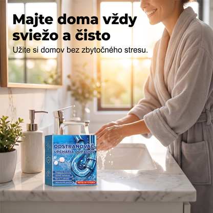 𝐏𝐊𝐍𝐄𝐖® Šumivé tablety na čistenie a spriechodnenie odtokov | Jednoducho odstraňujú vlasy, mastnotu a zvyšky mydla 💎