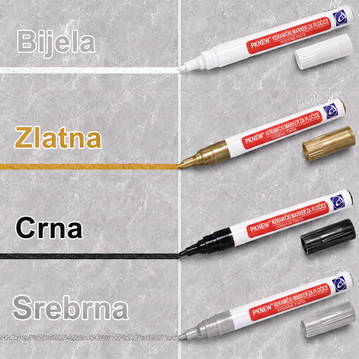 🔥🔥PKNEW® Vodootporni marker / kist protiv plijesni za keramičke pločice! 🖌️