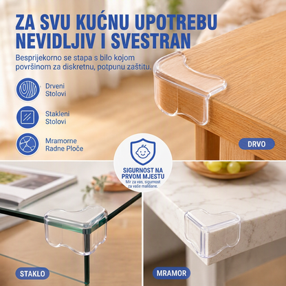 🔥🔥Prozirni štitnici kutova za djecu💥 – Otporni na udarce i gotovo nevidljivi👶