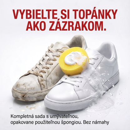 PKNEW® Magic – Bieliaci krém na obuv | Okamžitá obnova, žiarivý vzhľad počas sekúnd.