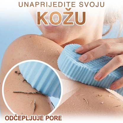 🔥🔥Vitalisys® Magična spužva za kupanje i piling – Ultra meki i bezbolni odstranjivač mrtve kože i čistač tijela za djecu, odrasle i starije osobe💥