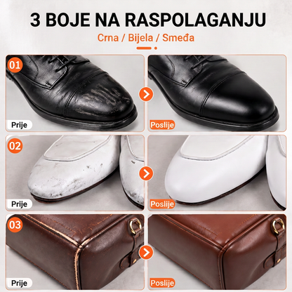 🎃 PKNEW® Intenzivni balzam za obnavljanje boje kože ✨ – Oživljava izblijedjeli izgled, ujednačava boju i pomaže pri prekrivanju ogrebotina na cipelama, sofama, torbicama i autosjedalicama 💕