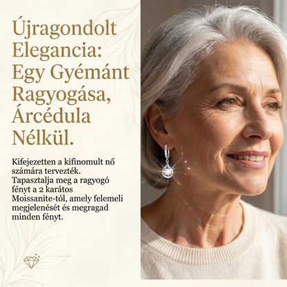 MA 90% KEDVEZMÉNY: 1 karátos „Táncoló” Moissanite fülbevaló – Tiszta S925 kényelem és csillogás, amit megérdemelsz! 💖