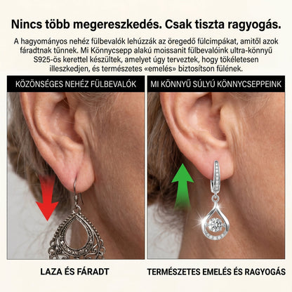 MA 90% KEDVEZMÉNY: 1 karátos „Táncoló” Moissanite fülbevaló – Tiszta S925 kényelem és csillogás, amit megérdemelsz! 💖