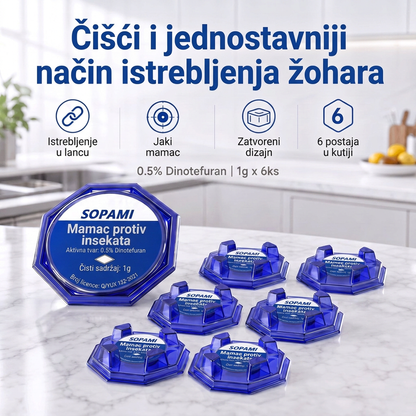 PKNEW® Pametna stanica s mamcem protiv žohara s lančanim učinkom 🛡️ – dopire i do skrivenih žarišta, pomaže eliminirati cijelu koloniju i štiti kućanstvo do 2 godine 💎