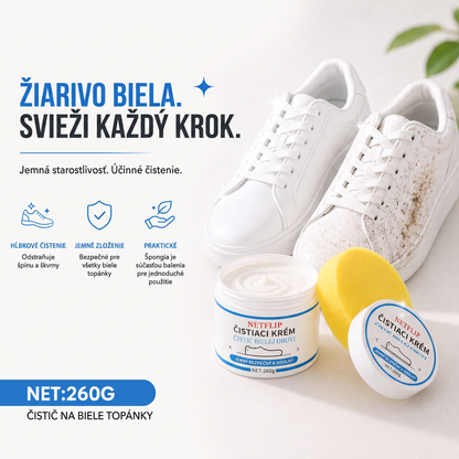 PKNEW® Magic – Bieliaci krém na obuv | Okamžitá obnova, žiarivý vzhľad počas sekúnd.