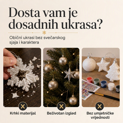 🎄 Ograničena ponuda 55% popusta 🎄 Set božićnih DIY ukrasa za bojanje i vješanje 💎