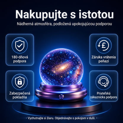 PKNEW® 🔮 Nočný svetelný projektor | NEXT-GEN SMART PROJECTION HD Smart Dynamic 5D Holografický nočný svetelný projektor