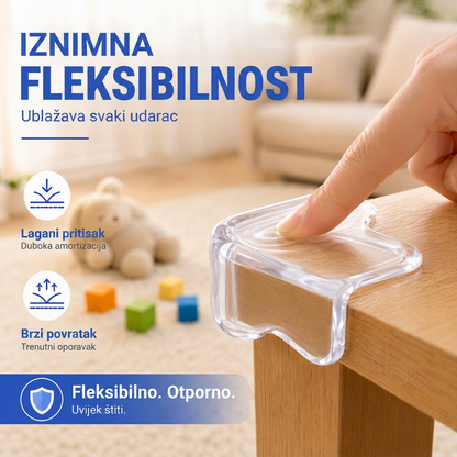 🔥🔥Prozirni štitnici kutova za djecu💥 – Otporni na udarce i gotovo nevidljivi👶