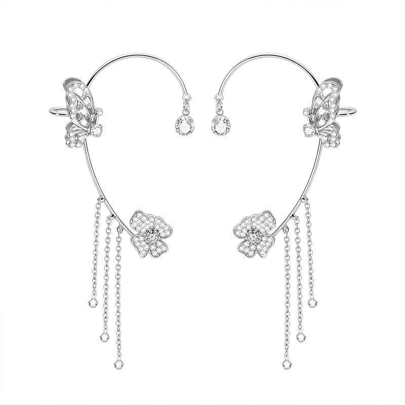 Premium Butterfly Ear Cuff🦋 —  Hypoallergenic, Nickel-Free & Lead-Free | Comfortable Clip-On Design for Sensitive Ears💎