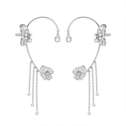 Premium Butterfly Ear Cuff🦋 —  Hypoallergenic, Nickel-Free & Lead-Free | Comfortable Clip-On Design for Sensitive Ears💎